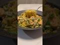 【秋の絶品パスタ🍝】鮭と舞茸のバター醤油パスタ #パスタ #shorts