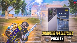 ENERGETIC 1V4 CLUTCHES 💥 POCO F7 SMOOTH + 120 FPS PUBG / BGMI TEST 2025⚡4 FINGER + FULL GYRO screenshot 5
