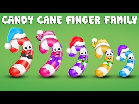 Finger Family Collection | Candy Cane Finger Family + 9 more Finger ...