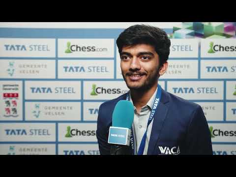 Tata Steel Round 2: Anish Giri vs Dommaraju Gukesh 