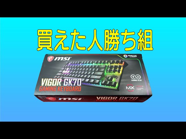 MSI VIGOR GK70 ゲーミングキーボード Overview VIGOR GK70 SILVER | エムエスアイコンピュータージャパン