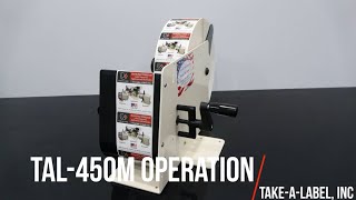 TAL-450M: Manual Label Dispenser