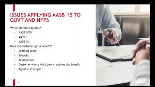 Webinar: Government and Not For Profit Accounting Update Part Two