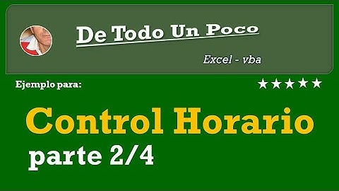 Control Horario (parte 2)