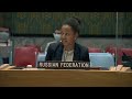 Statement by Ms.Gloria Agaronova at UNSC briefing regarding the annual report of the PBC