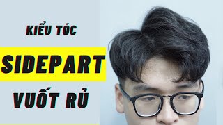 SIDE PARTVUỐT  RỦ  _Hướng dẫn chi tiết CẮT+TẠO KIỂU - M.Hùng BarberSharing