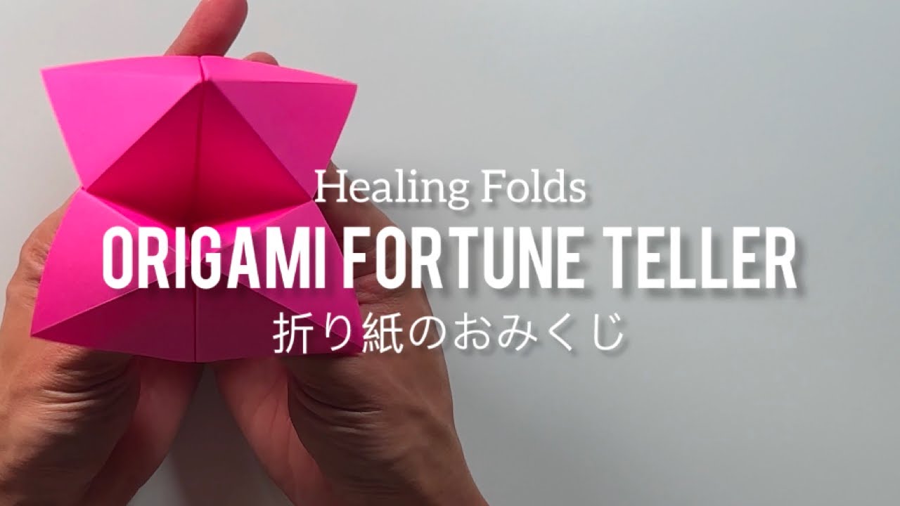 LEARN how to fold ORIGAMI Fortune Teller (Slow Step by Step)