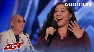 Comedian Gina Brillon: CAPTURES THE JUDGES Hearts As The Girl Next Door on America's Got Talent!