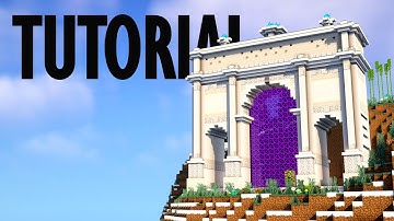 Tutorial: Minecraft Greco Roman Nether Portal
