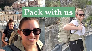 What we packed for 2 months in Italy and Greece! | Sister Vlog