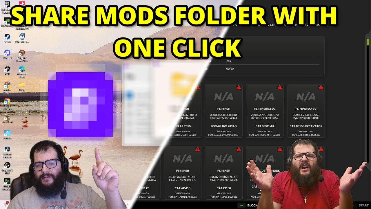 FS25 Share Mods Folder With One Click - YouTube