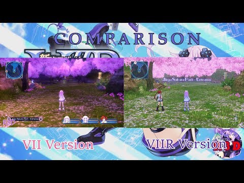megadimension-neptunia-viir-vs-vii-graphical-&-battle-system-comparison-#2:-jingu-sakura-park