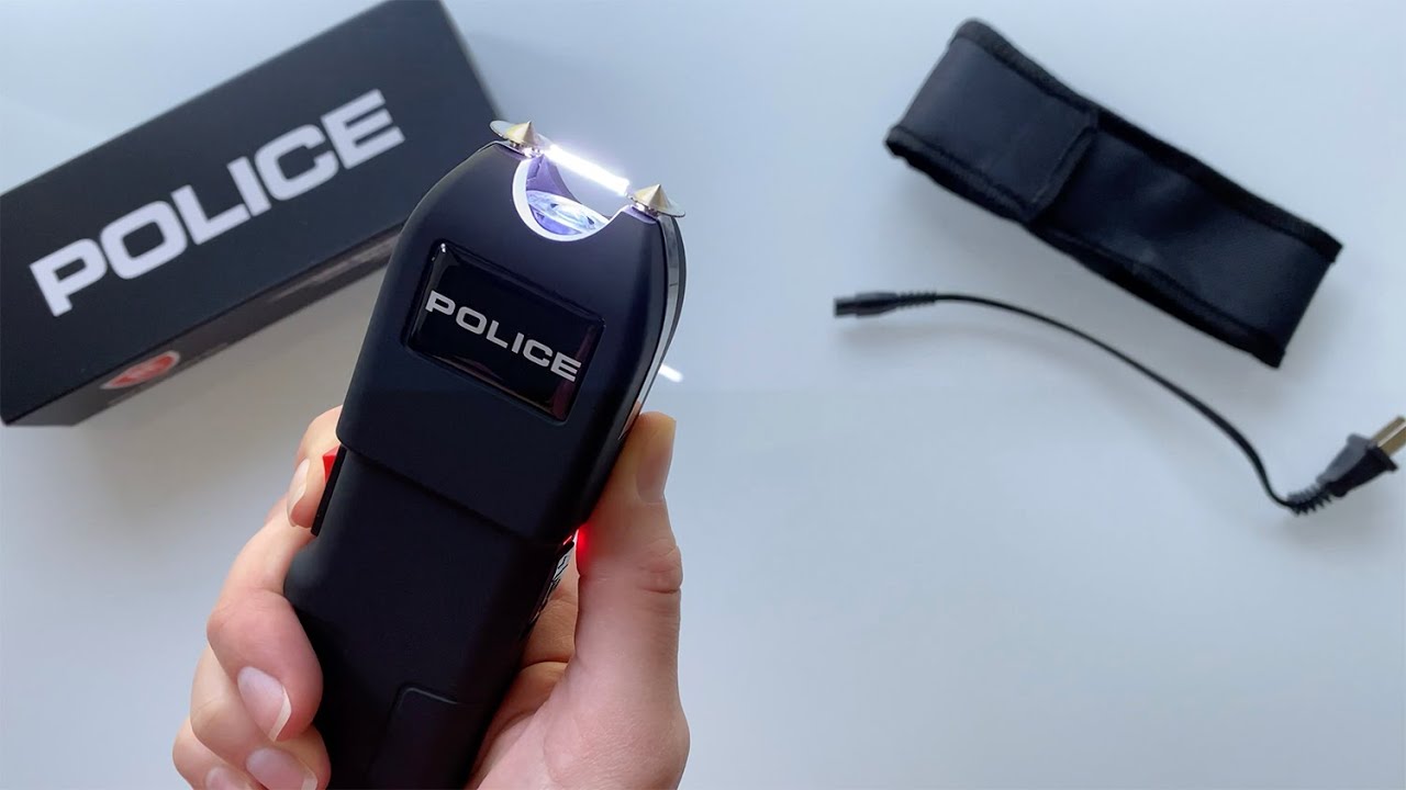 POLICE Stun Gun 928 Max Voltage Rechargeable With LED Flashlight