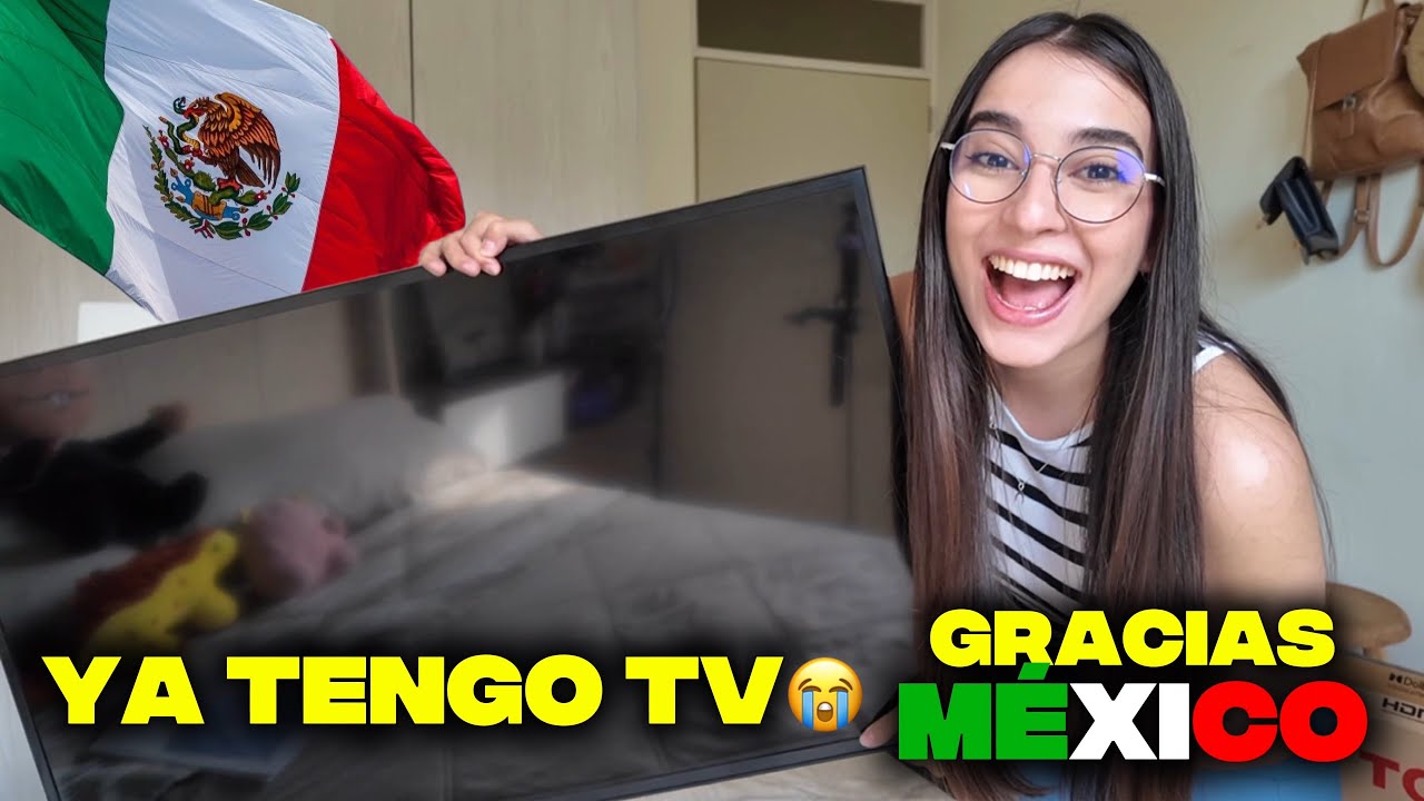 🇨🇺Nunca imaginé que ESTO PASARÍA😱/Suscriptor me REGALA mi PRIMER TV en México🇲🇽
