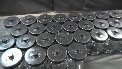 Automatic Stainless Steel Cap Snapper Demonstration Running Jars