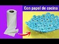 ► Manualidades con papel. RECIPIENTE DECORATIVO