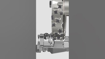 Industries - BrakeCaliper -  Plunge milling with special slot mill!