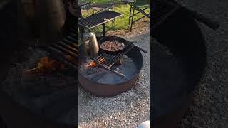 Bacon On Campfire