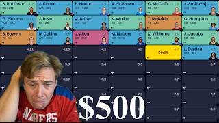 Fantasy Football Draft ($500 Buy in)