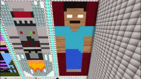 Minecraft Herobrine Pixel Art By MrRocky101010