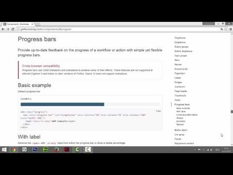 การใช้งาน Progress bar