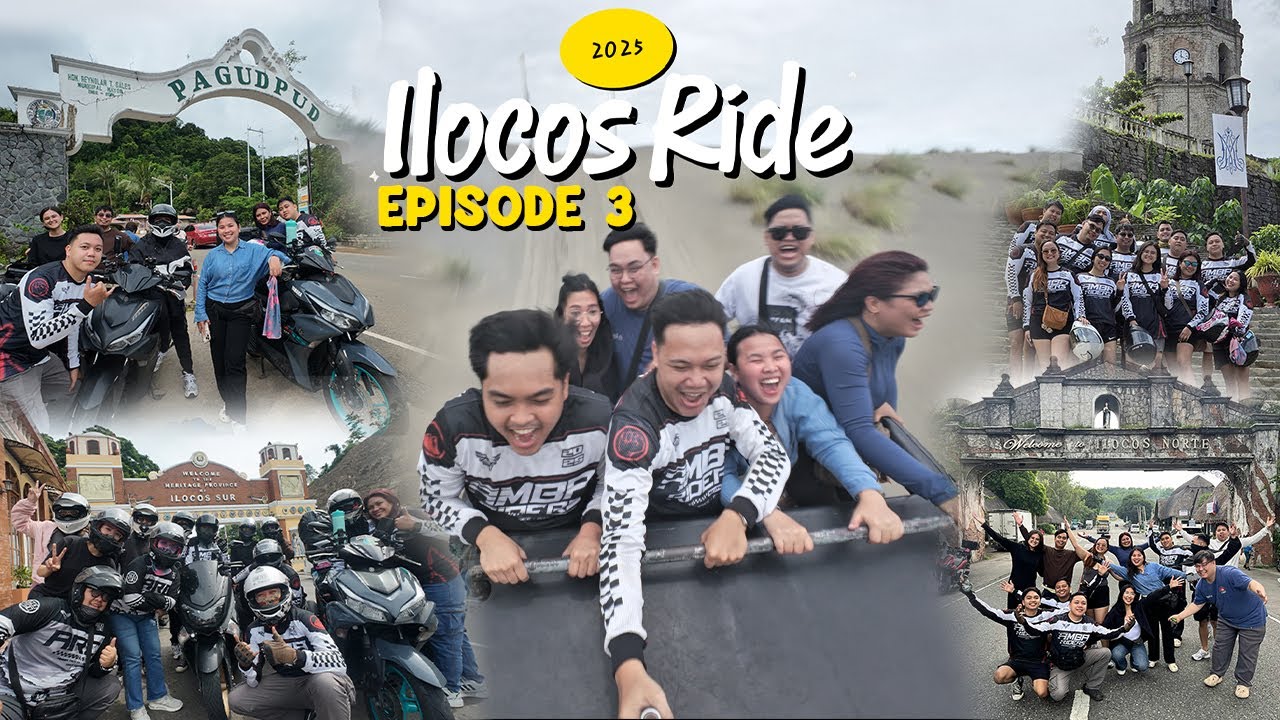 EPISODE 3 • TARA ILOCOS RIDE • 2025 •  PINSAL FALLS  • VIGAN • SANTIAGO COVE • FT. AMBA RIDERS CLUB