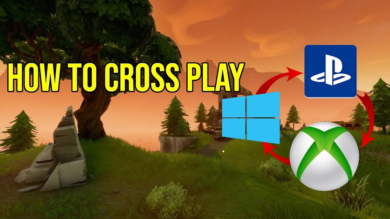 Fortnite Cross Play How to Play with PC and Console Together YouTube