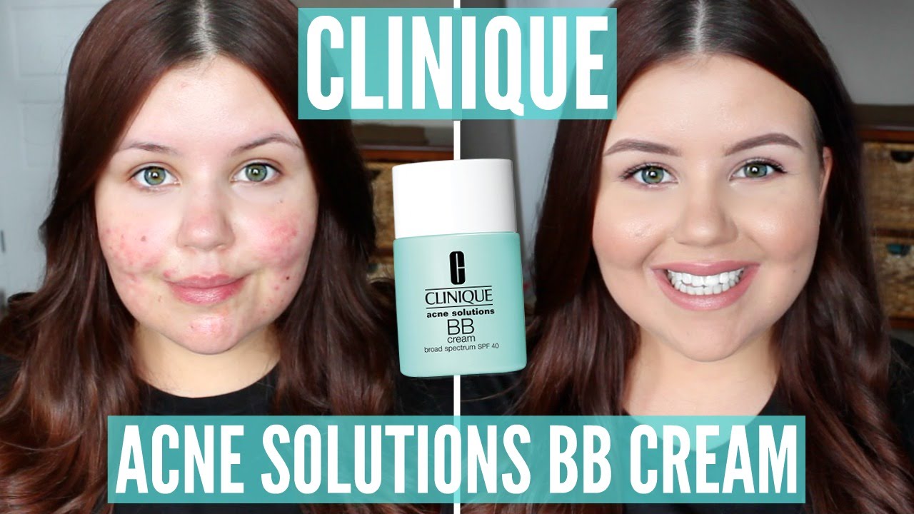 Onbevreesd bedriegen Catastrofe First Impressions | Clinique Acne Solutions BB Cream SPF 40 (Acne/Scarring)  - YouTube