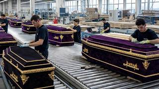 Inside a factory producing luxury coffins worth $500,000 | Full Manufacturing Process