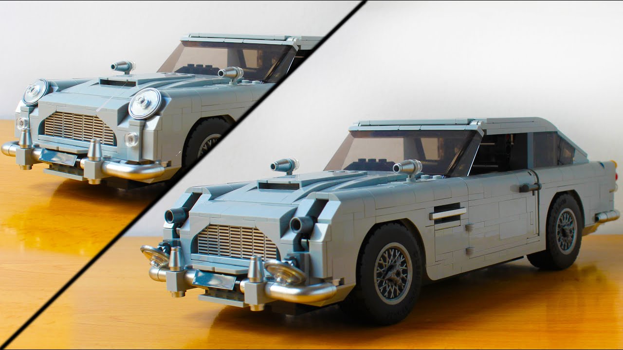 I added the miniguns in the Lego Aston Martin DB5 from No Time To