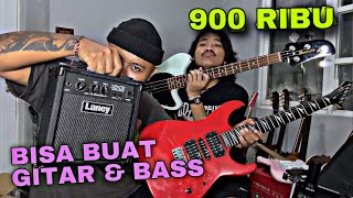 AMPLI MINI MURAH BISA BUAT GITAR & BASS! CUMA 900 RIBU! Review Laney LX10 Dan Laney LX10B