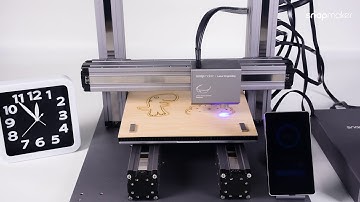 You can laser cut and engrave all at the same time with the Snapmaker 2.0!
