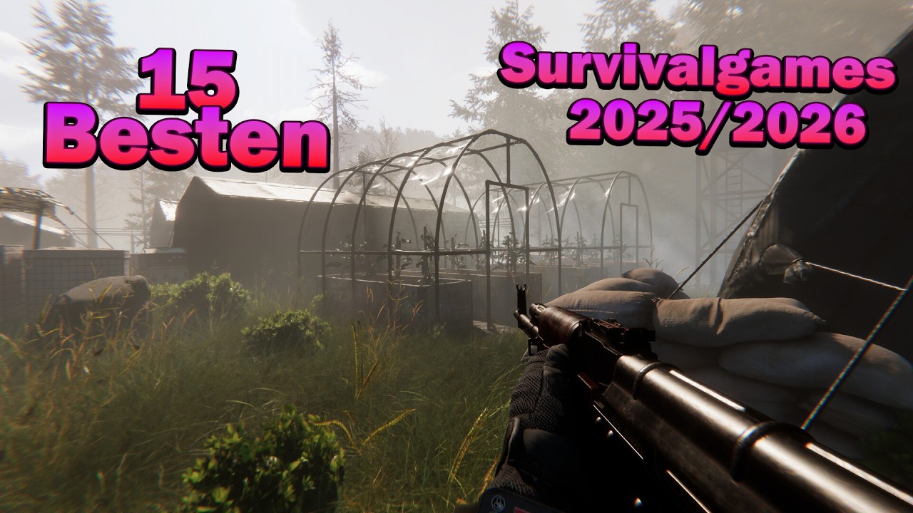 Die 15 Besten Survival Games 2025/2026 (PC/PS5/XBS)