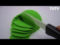 ASMR 기분이 좋아지는 모래영상 Satisfying Kinetic Sand Cutting Video #54 TUTV #kineticsand