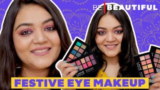 Festive Eye Makeup Tutorial Using Lakme Absolute Spotlight Eye Shadow Palette | Be Beautiful