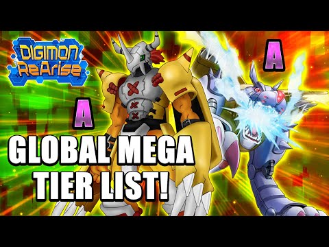 Digimon Rearise Mega Tier List V1 0 Read Pinned Comment