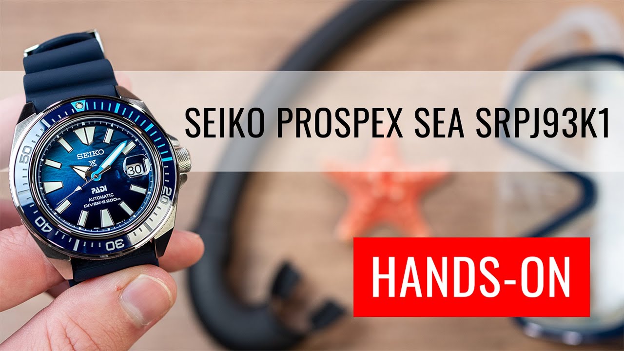 HANDS-ON: Seiko Prospex Sea Automatic Diver's SRPJ93K1 Samurai PADI Special  Edition - YouTube