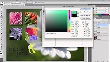 Photoshop CS5 Tutorials-23 Essential Layer Effects and Styles 1. Shadow