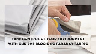 EMF Blocking Faraday Fabric – Copper/Nickel RF Shielding Cloth to Block WiFi and Signal Interference