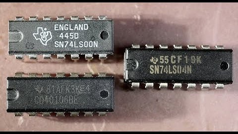 Digital Electronics   NOT Gates   Inverters and Schmitt Triggers       #060
