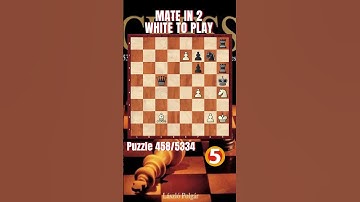 Chess puzzle series 🧩458/5334 #chess #chesspuzzleseries #puzzle #learnchesstactics #magnuscarlsen