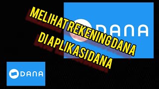 CARA MELIHAT NOMER REKENING DANA DI APLIKASI DANA.