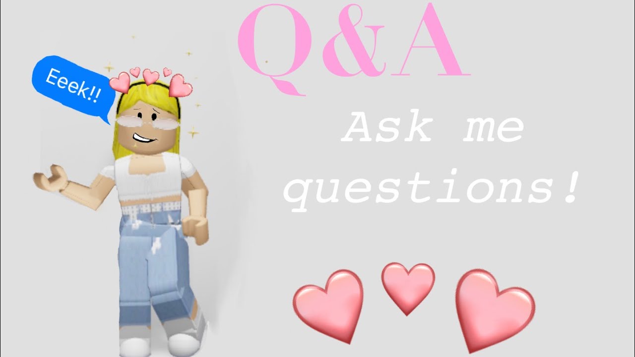Q&A questions!*ROBLOX* [BlingCarrot] YouTube