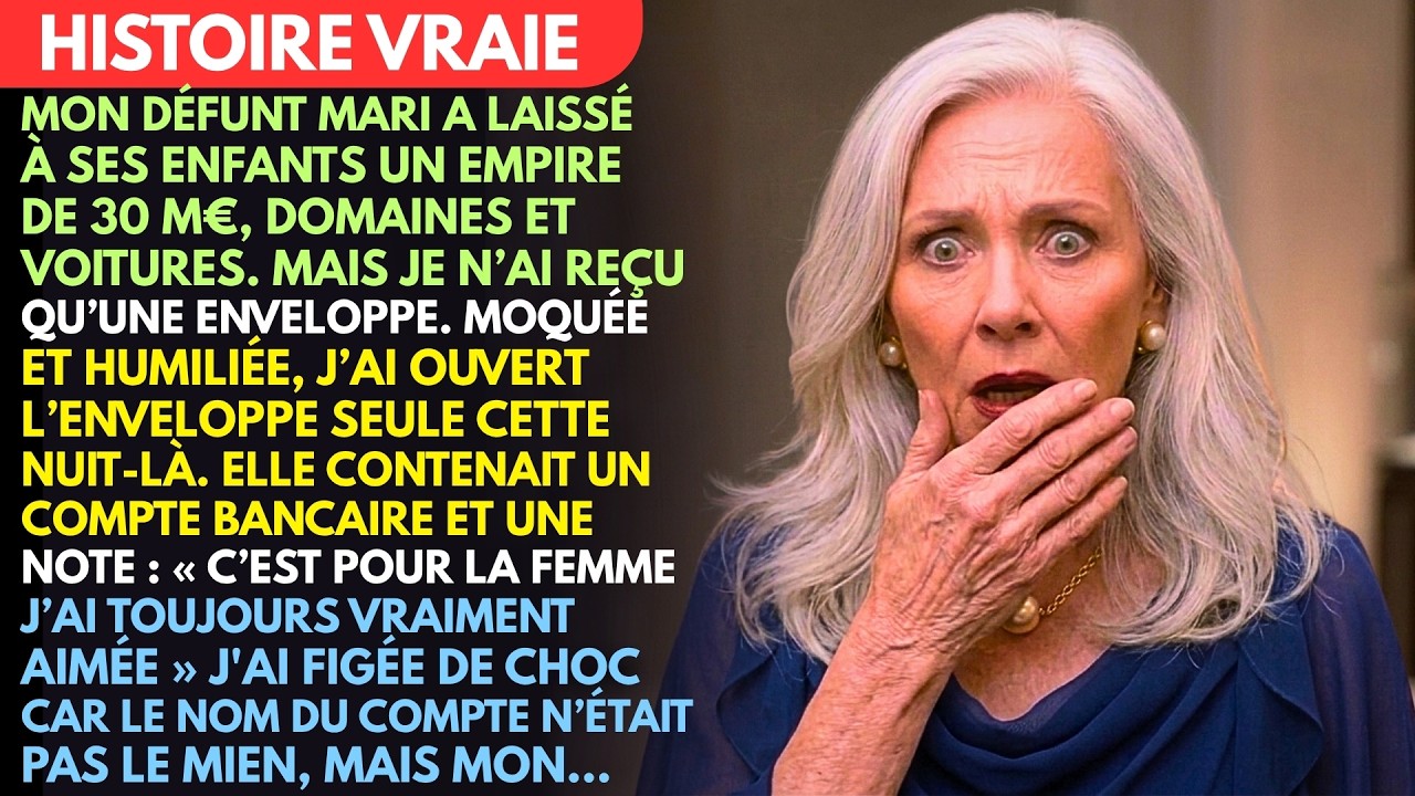 On m’a chassée de ma propre maison portant une simple valise, une semaine après l’enterrement de mon mari. Mes enfants ont hérité de son empire de 30 millions d’euros et m’ont laissé une vieille...