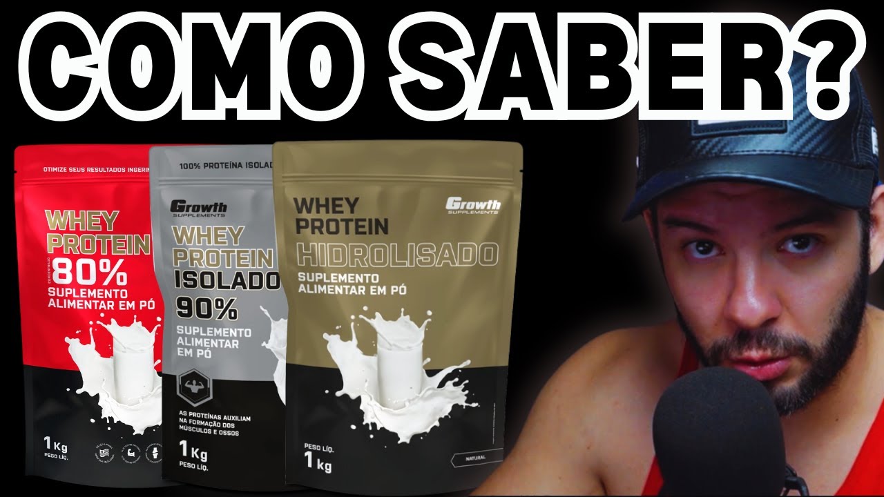 COMO SABER SE O WHEY É CONCENTRADO, ISOLADO OU HIDROLISADO? - YouTube