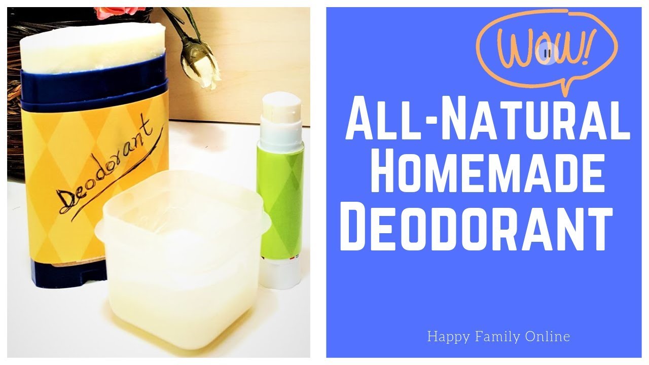 All-Natural Homemade Deodorant: Super
