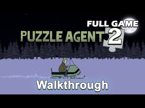 Puzzle Agent 2 PC | 100% Walkthrough | FULL GAME | HD | No Commentary