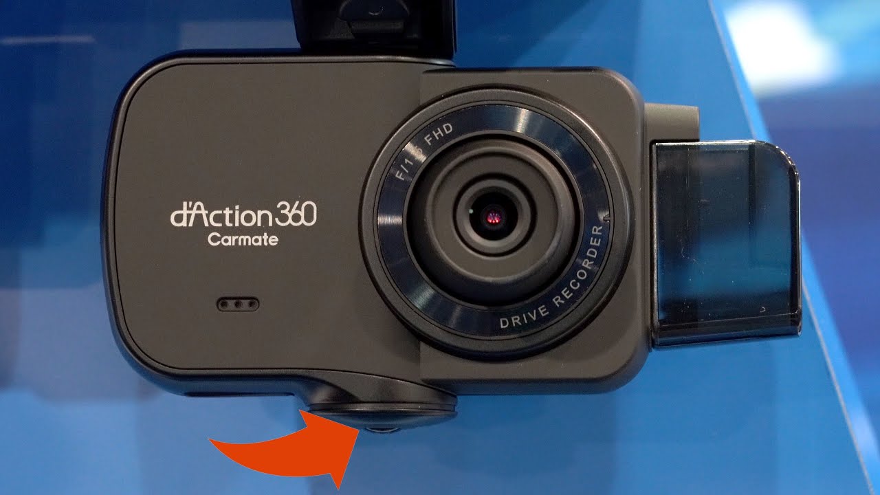  RAZO DC3000A d'Action 360, 360 Degree Dash Cam: 4K