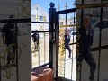 A Gate That Lifts Itself While Opening 🤯