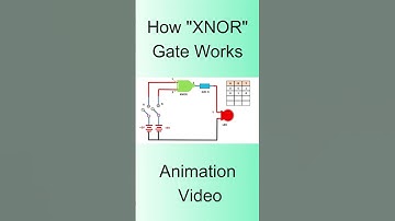 How "XNOR" Gate Works, Animation Video, #electronicslab